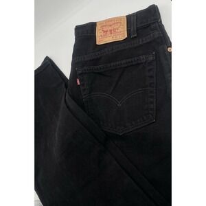 Vintage Levis 505 Jeans Mens 40x32 Regular‎ Straight Black Med Wash USA